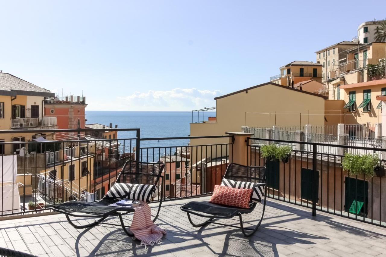 Ca Vivaldi Penthouse 5Terreparco Apartment Riomaggiore Luaran gambar